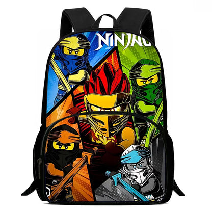 Cartoon Game N-ninjagos Kids Backpacks Boy Girls Student Birthday Gift Child School Bags Large Capacity Camping Durable Rucksack