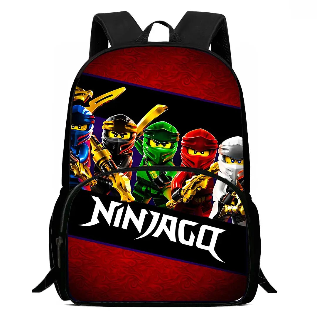 Cartoon Game N-ninjagos Kids Backpacks Boy Girls Student Birthday Gift Child School Bags Large Capacity Camping Durable Rucksack