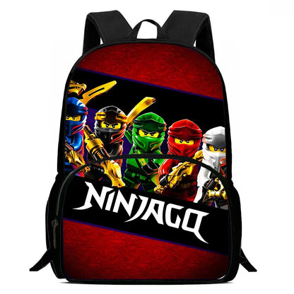 Cartoon Game N-ninjagos Kids Backpacks Boy Girls Student Birthday Gift Child School Bags Large Capacity Camping Durable Rucksack