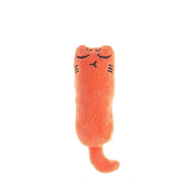 Pet Toy Rustle Sound Catnip Toy Cat Supplies Pet Cute Cat Toys Kitten Teeth Grinding Cat Plush Thumb Pillow Pet Products gatos