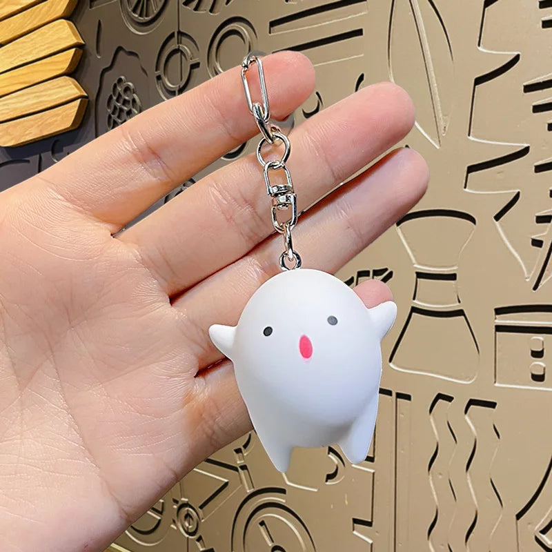 Anime The Boy And The Heron Keychain Cute Walawala Doll Schoolbag Pendant Car Ornaments Key Chain Accessories Birthday Gift