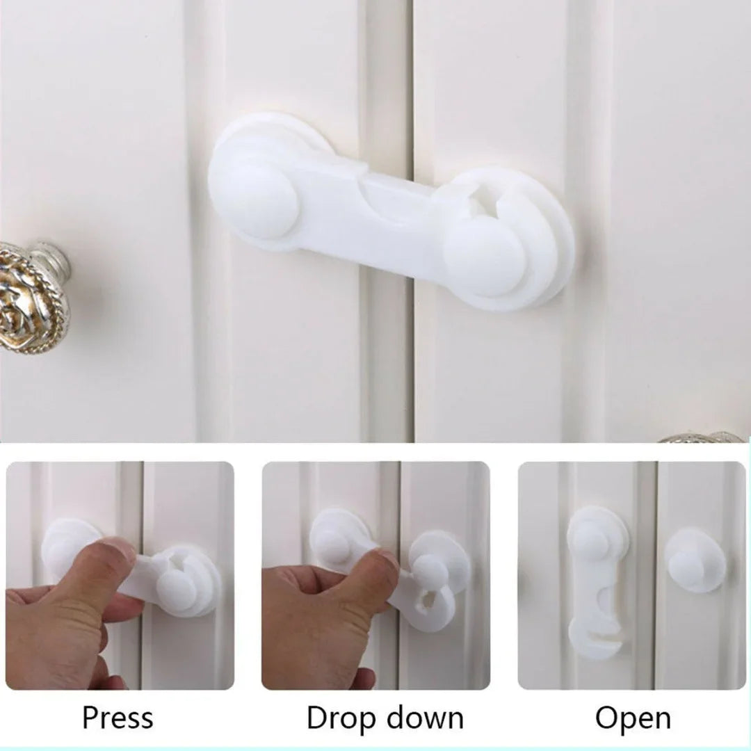 10/6/3pcs Children Security Protector Baby Care Multi-function Child Baby Safety Lock Cupboard Cabinet Door Drawer Safety Locks