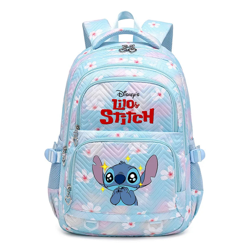 Disney Lilo Stitch Waterproof Women Backpack Female Travel Bag Backpacks Schoolbag for Teenage Girls Bookbag Mochila