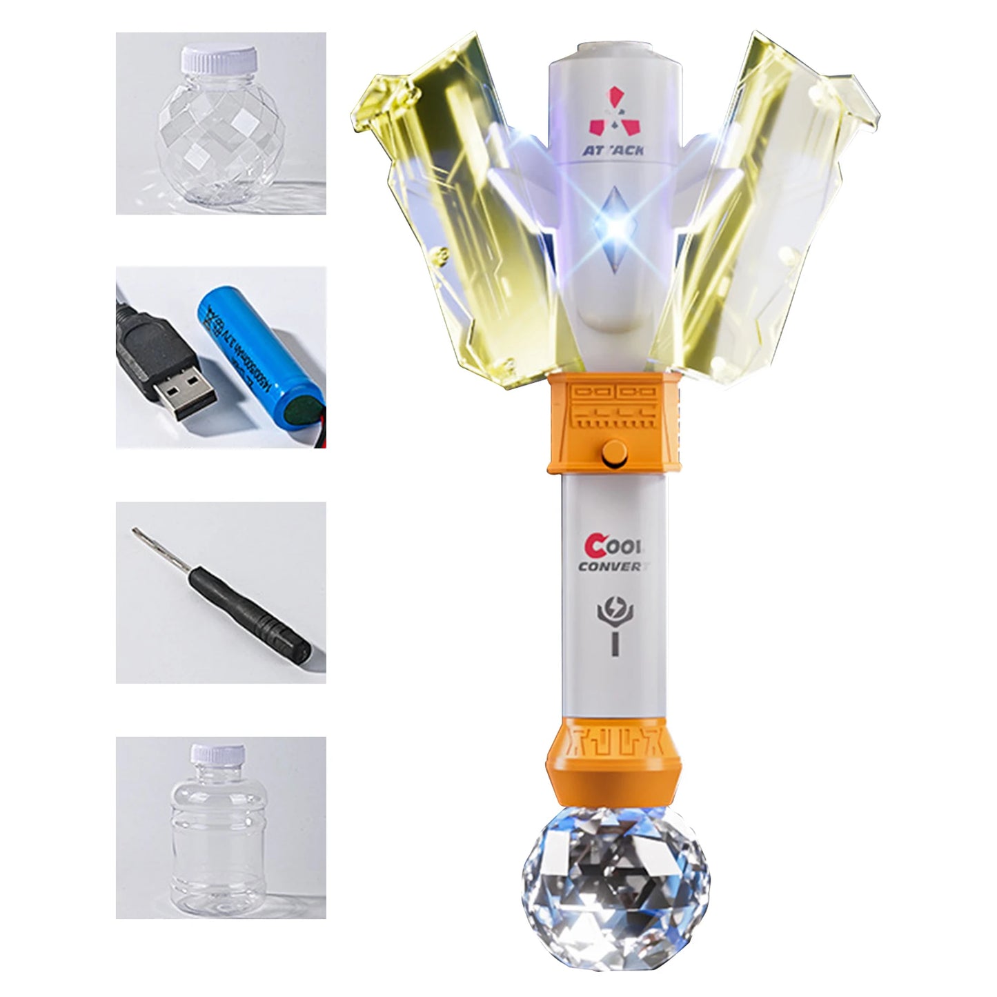 New Kids Electric Water Gun,Summer Full-Automatic Transformer Style Water-Spray Toy with Light,Handheld Beach Water Gun Toys