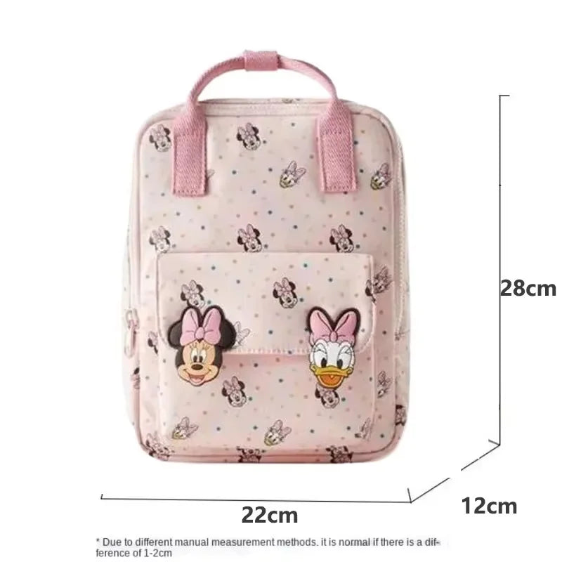 Disney 2025 New Minnie Cartoon Children's Backpack Mini School Bag Cute Shoulder Bag for Boys and Girls  School Bags