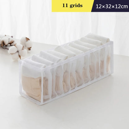 Organizer Panties Socks Storage Boxes Wardrobe Pants Clothes Underwear Drawers jeans Clothes Separator Bra Folding Divider