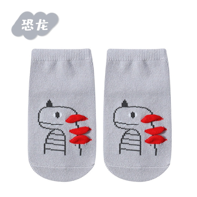 4Pairs/lot Anti-slip Baby Socks Cute Animal Cartoon Baby Boy Girls Sock Infant Children's Floor Socks 0-3 Years Old