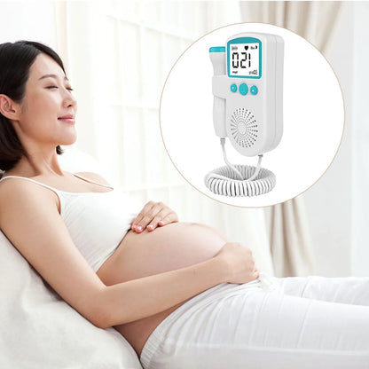 Baby Heart Rate Sensor Pregnant Women Fetal Heart Rate Meter Heartbeat Detector