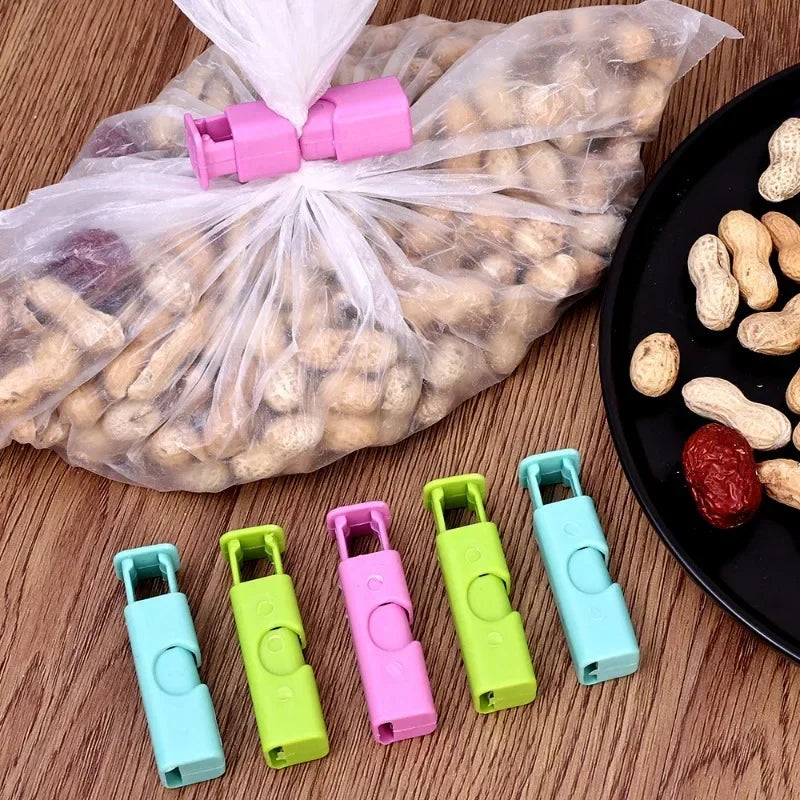 12/1Pcs Food Sealing Clips Reusable Bread Storage Bag Clip for Snack Wrap Bags Spring Clamp Kitchen Gadgets Sealing Clamps