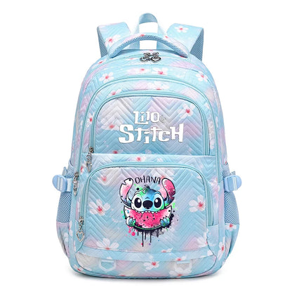 Disney Lilo Stitch Waterproof Women Backpack Female Travel Bag Backpacks Schoolbag for Teenage Girls Bookbag Mochila