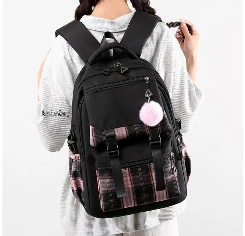 Hot Cute Cat Academy Style School Backpack Children School Bag Girls Daypack Kids Bags Kawaii Waterproof Large Capacity Backpack