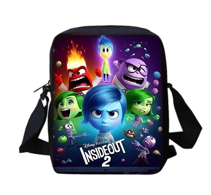 Cute Cartoon Inside Out 2 Child School Backpack With Shoulder Bag Pencil Bags School Bags for Boys Girls Best Gift