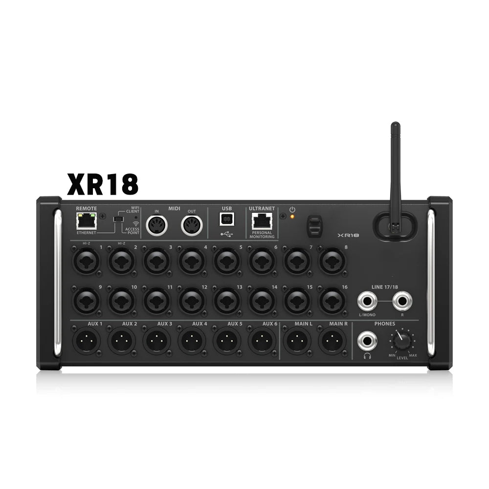 Air1:1 XR16/MR18 Professional Digital Mixing Studio Recording Console Dj Studio Wifi Digital Mixer Audio Multi-track Sound Table