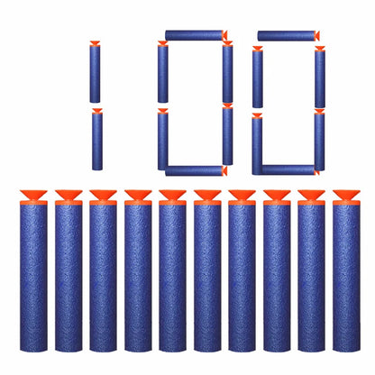 Refill Darts Bullets EVA Soft Hollow Hole Head Bullet Guns Accessories For Nerfs N-strike Elite Series Blasters Toys For Kids