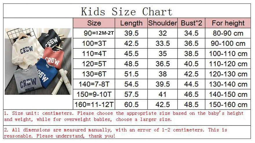 Spring Kids Sweatshirt For Toddler Boys Girls Top Clothes Autumn Cotton Long Sleeve T-Shirt Children Clothes 1-8Yrs Boys Clothes