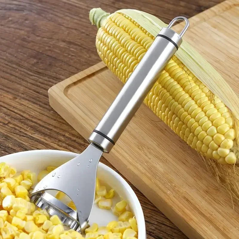 1PC 304 Stainless Steel Grater Corn Grater Peel Kitchen Home Corn Knife Fishing Corn Peeling Kitchen Gadgets And Accessories