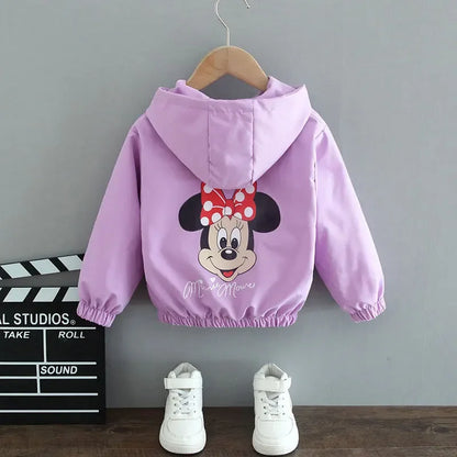 Baby Girls Spring Autumn Frozen Jacket Coats Clothes Little Girls Cartoon Elsa Anna With Hooded Collar Sweatshirt Kids Clothing