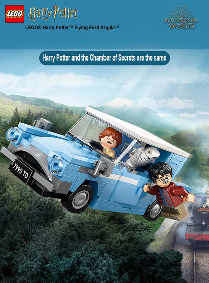 LEGO 76424 Harry Potter Flying Ford Anglia, Buildable Car Toy with 2 Minifigures  Harry Potter Car, Gift Boys and Girls Ages 7