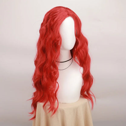 Red clothing descendants 4 new girls Halloween dressing clothing children's movie "Little Red Rise" birthday dress kit wig