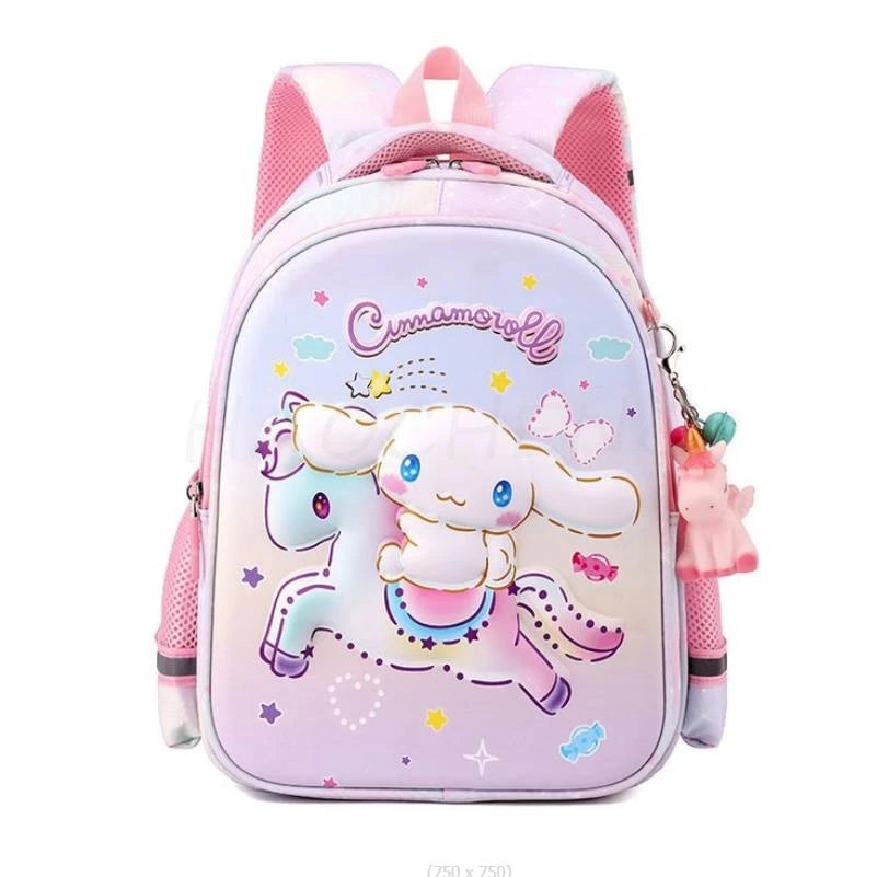 Lovely Kuromi Melody New Backpack For Girls Hello Kitty Princess School Bags Kids Satchels Kindergarten Bookbag Mochila Infantil