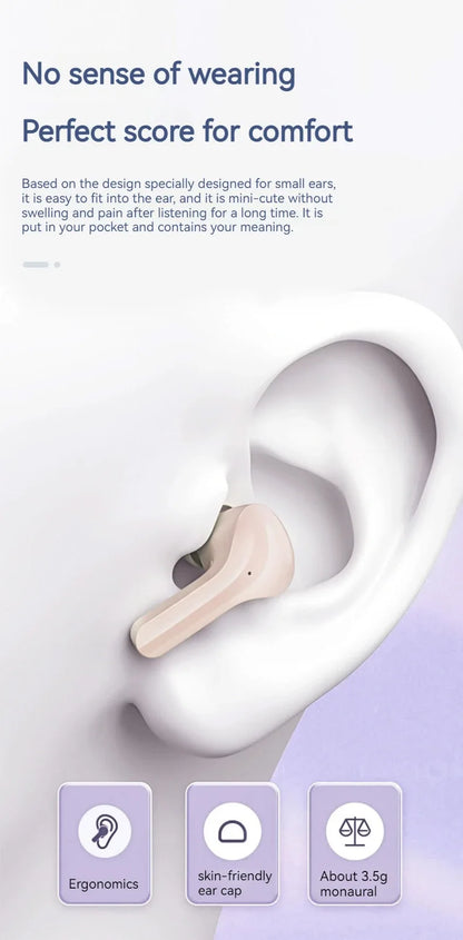 True Wireless Bluetooth Headset Binaural Small In Ear Buds Sports Stereo Bass TWS Earbuds Sports Earbuds for phone