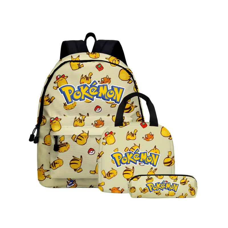 pokemon, pikachu, cartoon, elementary and middle school students' schoolbags, children's backpacks  anime  anime figure