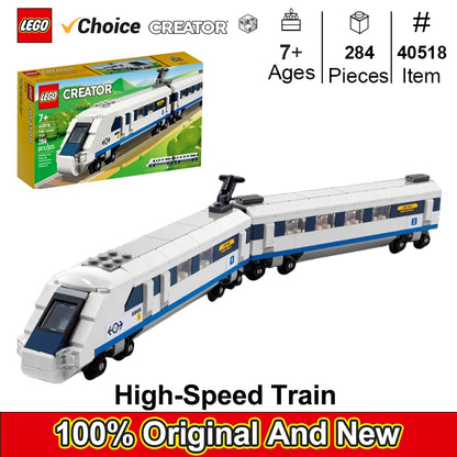 Lego-40518 Creator High-Speed Train 2, connected carriage, which is a driver's compartment and has a sloping front