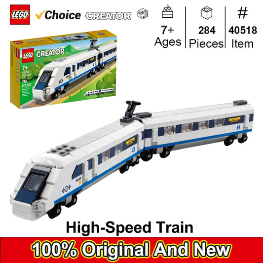 Lego-40518 Creator High-Speed Train 2, connected carriage, which is a driver's compartment and has a sloping front