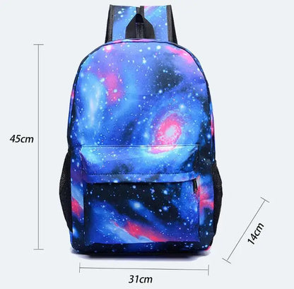 New 3pcs CR7 Backpacks Simple Style Lightweight Boys Girls School Bags Capacity Teens Laptop Backpack Women Men Travel Mochilas