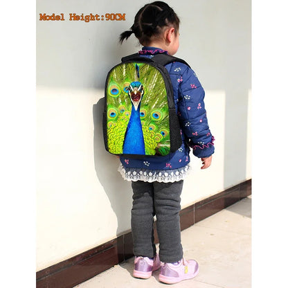 Cute Cat Print Backpack For Preschool Children Kitten Pattern School Bags Lightweight Boys Girls Kindergarten Backpack Kids Gifs