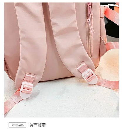 Japanese Kawaii Itabag Women New 2024 Transparent Backpack Women Large Capacity Ita Backpack School Bags for College Student JK