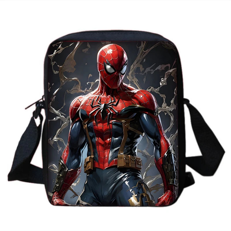 3Pcs Set anime Spiders-man Child Backpacks Shoulder Bag Pencil Case Pupil Large Capacity School Bags for Boys Girls Best Gift