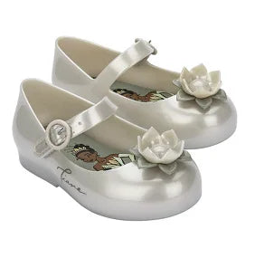 2024 Spring And Autumn New Children's Baotou Ice And Snow Bow Mermaid Snow White Princess Shoes Velcro Beach Shoes