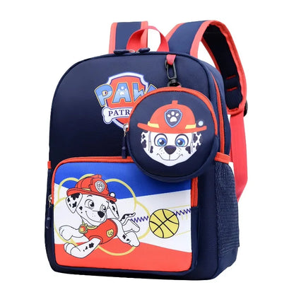 PAW Patrol Backpack School Bag High Capacity Waterproof Travel Storage Bags for Student Chase Skye Schoolbag Gifts for Children