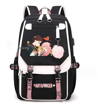 Hot Anime Spy X Family Backpack Teenage Girls Laptop Rucksack Student Shoulder School Bag Schoolbag Academy Bagpack Mochilas