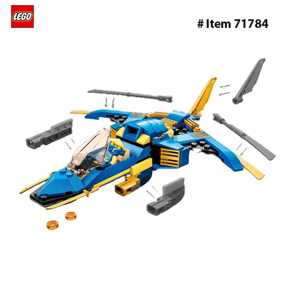 LEGO 71784 NINJAGO Jay’s Lightning Jet EVO , Collectible Birthday Gift Idea for , Kids, Boys and Girls Ages 6 and Up