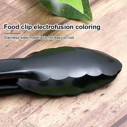 9/12/14Inch Silicone BBQ Grilling Tong Salad Bread Serving Tong Non-Stick Kitchen Barbecue Grilling Cooking Tong NLock Food Clip