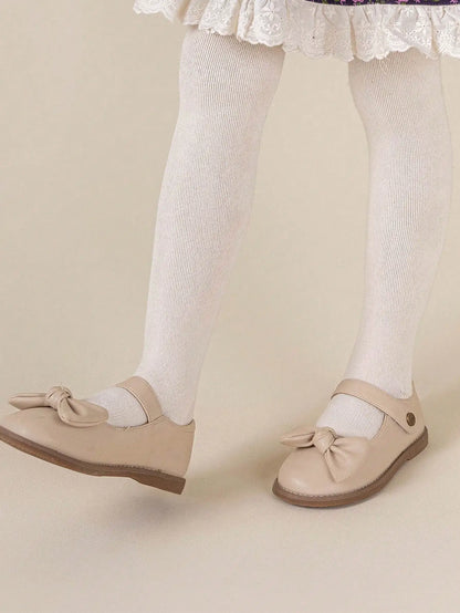 3 pairs of girls' solid color bottom pantyhose are suitable for daily life