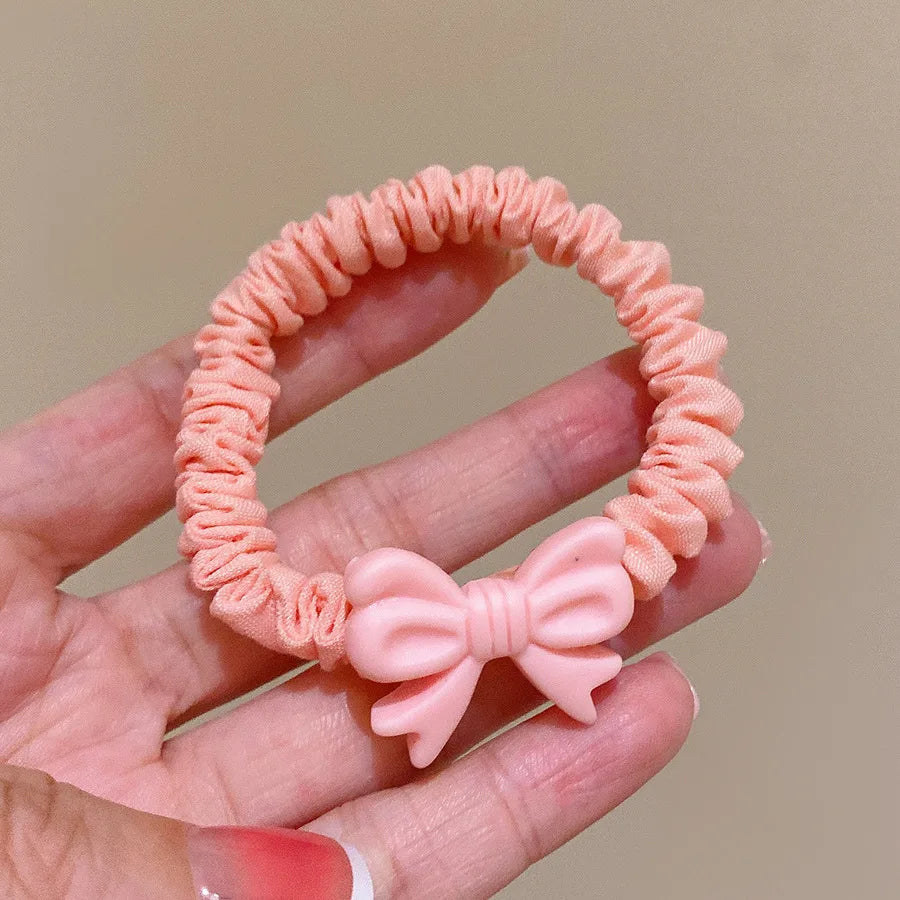 Korean Silk Oversized Scrunchie For Women Elastic Hair Bands Ponytail Holder Elegant Satin Ponytail Hair Rope Hair Tie Accessory