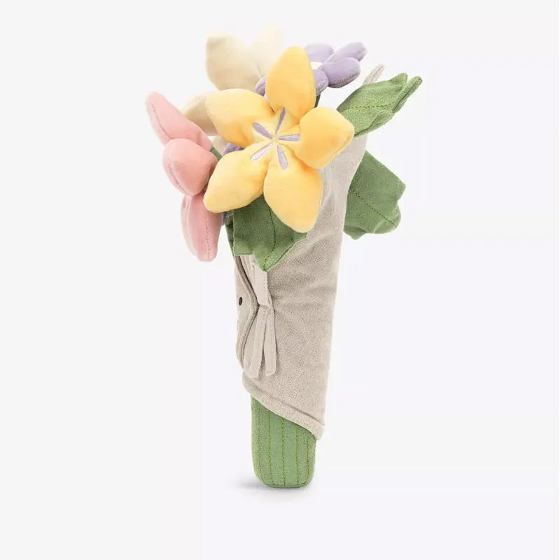 Holding Flowers Plush Toy Eternal Flowers Bouquets Toy Marriage Proposal Props Graduation Ceremony Valentine's Day Birthday gift