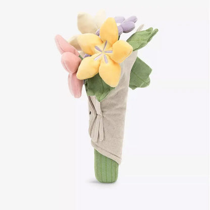 Holding Flowers Plush Toy Eternal Flowers Bouquets Toy Marriage Proposal Props Graduation Ceremony Valentine's Day Birthday gift