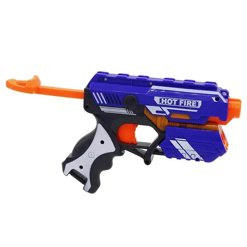 TISNERF Children's Manual Soft Bullets Toy Gun Kits For Nerf Darts Toy Pistol Gun Long Range Dart Blaster Kids Toys Xmas Gift