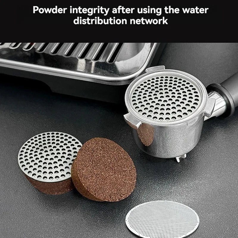 51/53/58mm Reusable Coffee Puck Screen 304 Stainless steel Double Layer Coffee Filter Fine Mesh Professional Espresso Accessory