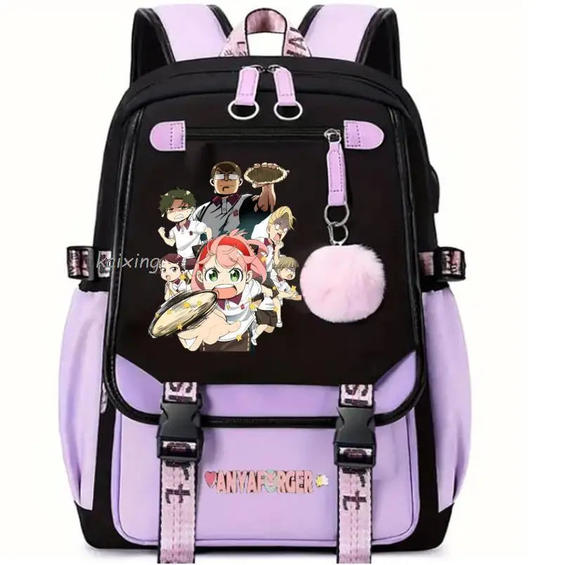 Hot Anime Spy X Family Backpack Teenage Girls Laptop Rucksack Student Shoulder School Bag Schoolbag Academy Bagpack Mochilas