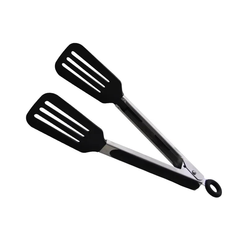 Nylon Tongs Heat Resistant Barbecue Clip Cooking Clamp Spatula Lo Mein Noodles Clip Bread Bakery Salad Folder Bbq Spatula Sets