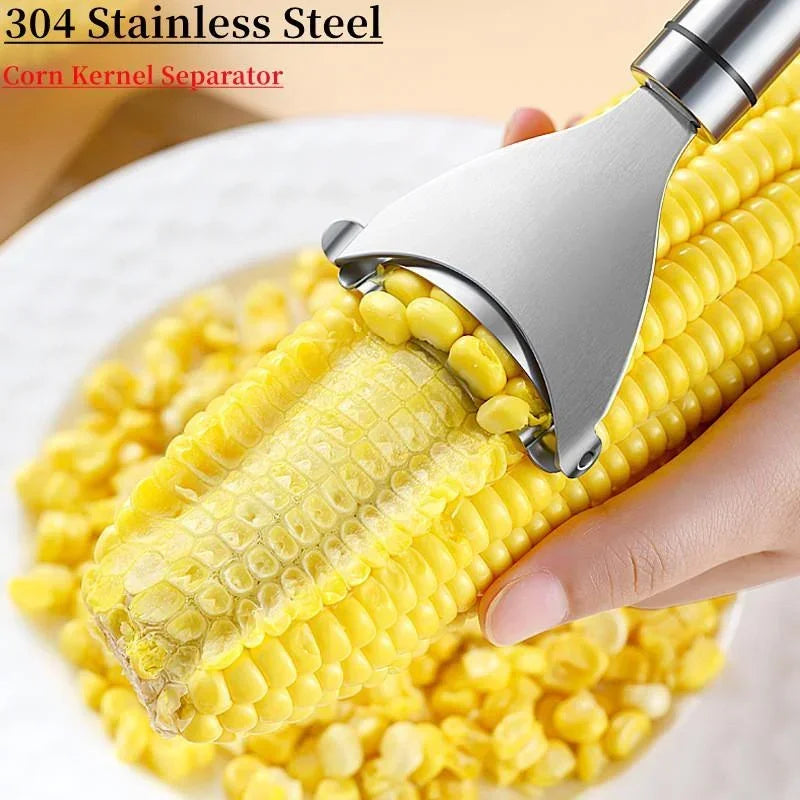 1PC 304 Stainless Steel Grater Corn Grater Peel Kitchen Home Corn Knife Fishing Corn Peeling Kitchen Gadgets And Accessories