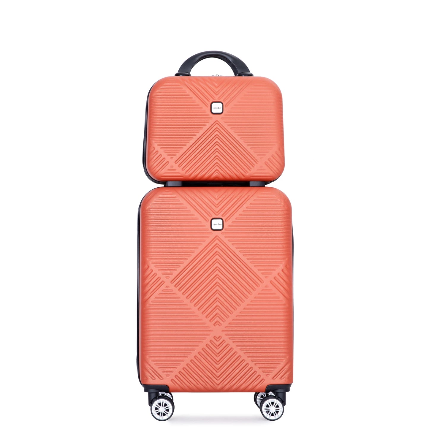 2 Piece Carry on Luggage Set, Airline Approved 20 Inch Luggage with Cosmetic Case，Hard Shell Suitcase with Spinner Wheels