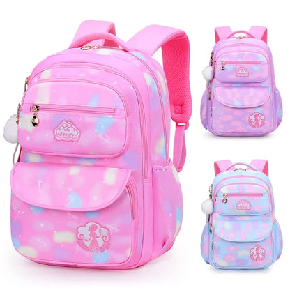 Girl Children Backpack School Bag Back Pack Pink For Kid Child Teenage Schoolbag Primary Kawaii Cute Waterproof Little Class Kit