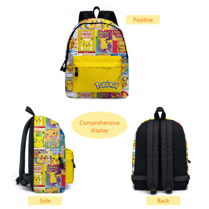 pokemon, pikachu, cartoon, elementary and middle school students' schoolbags, children's backpacks  anime  anime figure