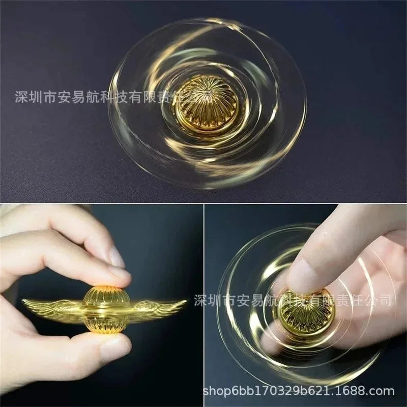 Harries Magic Boy Hot Toys Fidget Spinner Golden Snitch Movie Peripherals Potters 5styles Fingertip Rotate Toys Stress Relief